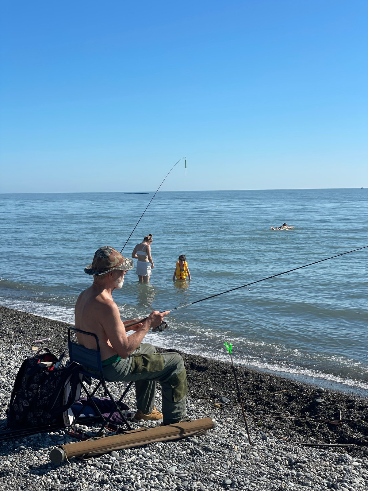 Casual summer day scenes captured across beaches, urban areas