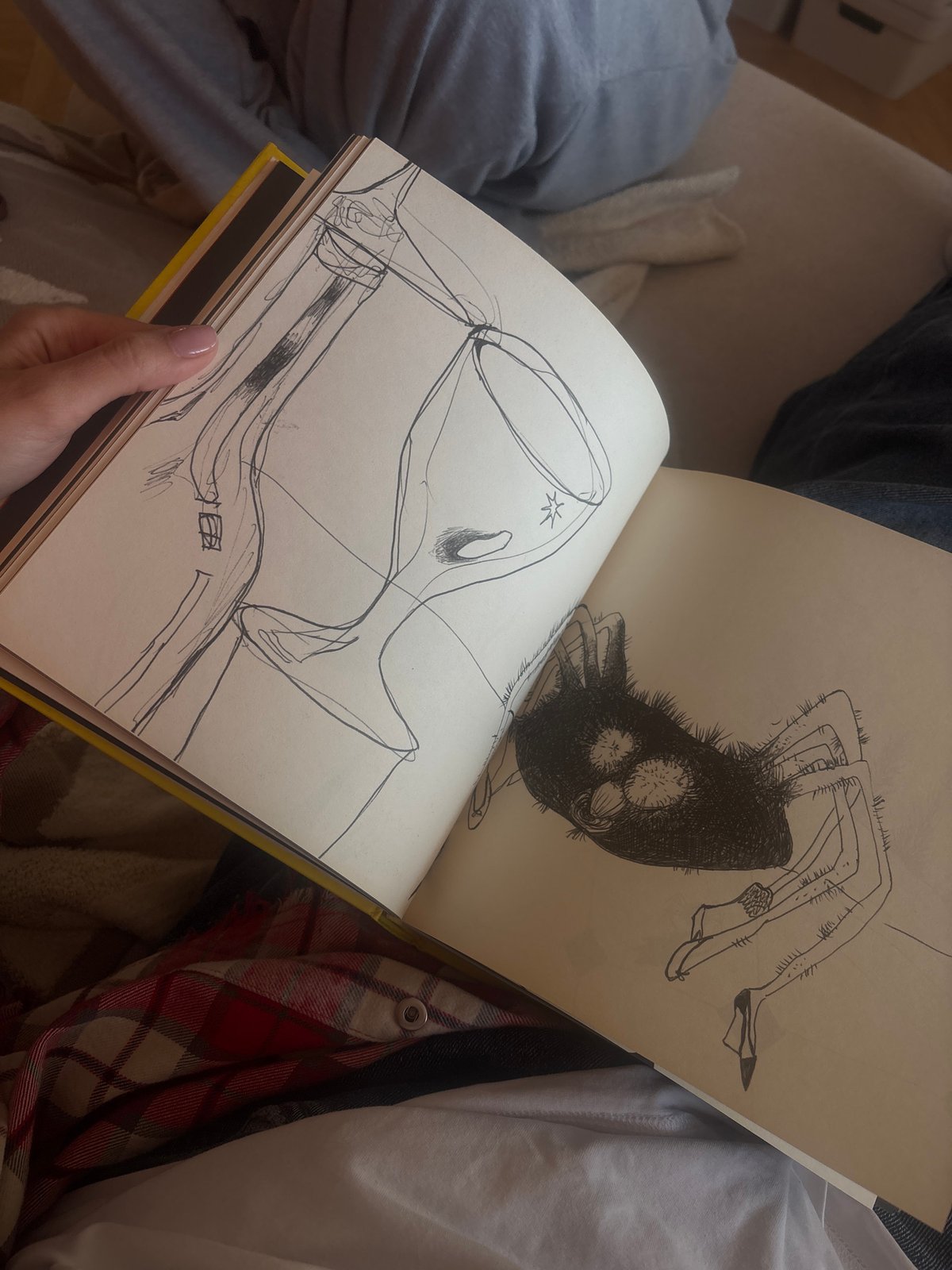 Book with ink drawings spotted in Krasnoyarsk