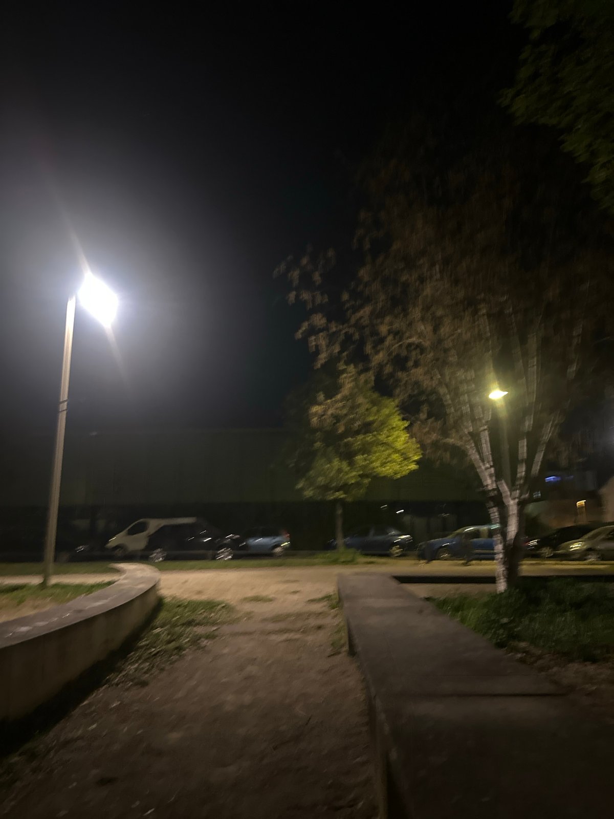 Quiet nighttime street scene documented in Strasbourg