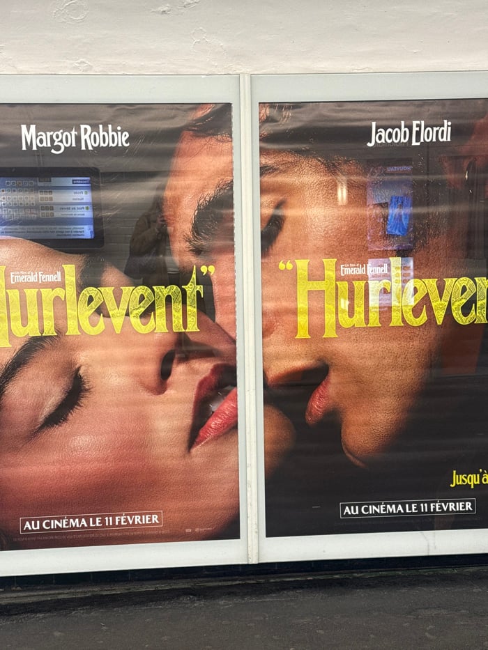 Paris tourist captures Eiffel Tower views, cinema posters