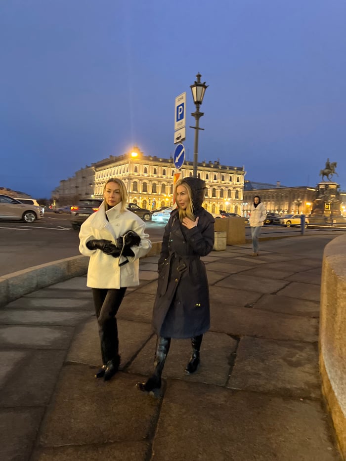 Evening documentation of Saint Petersburg landmarks and interiors captured
