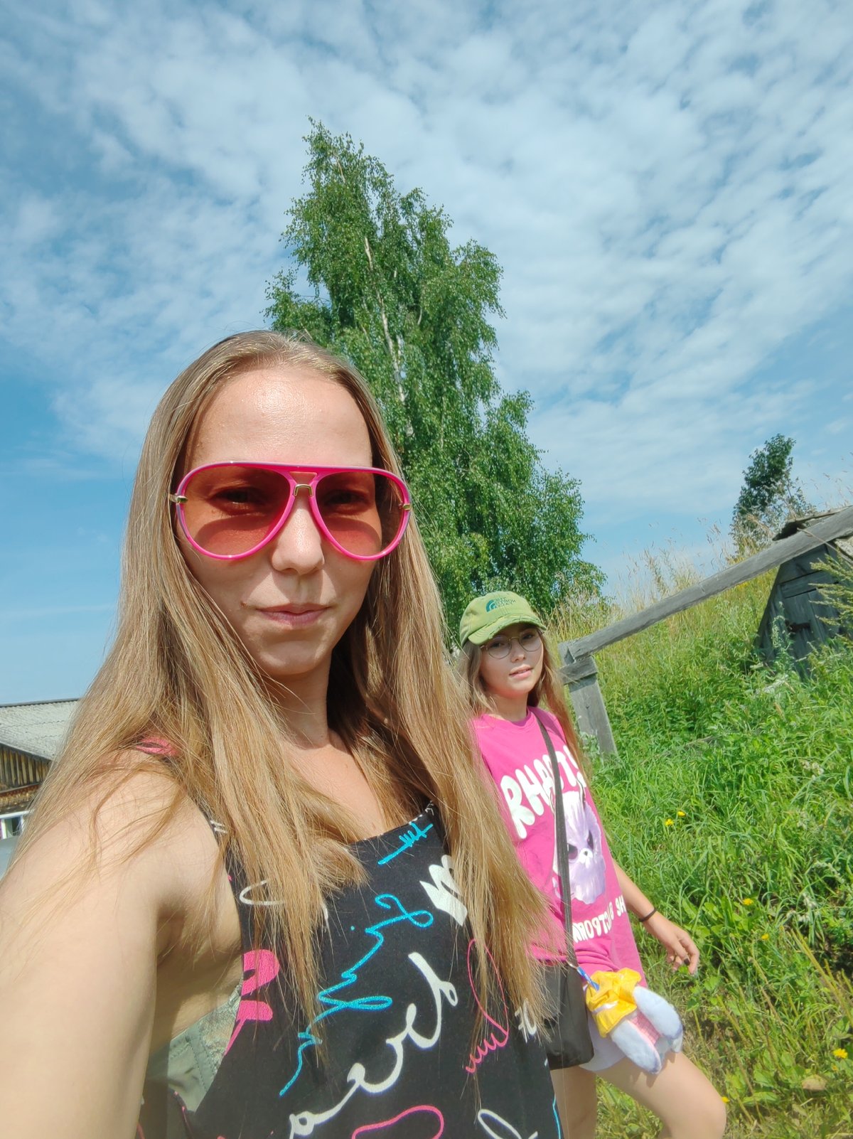 Summer stop in rural Chukhlem, Russia
