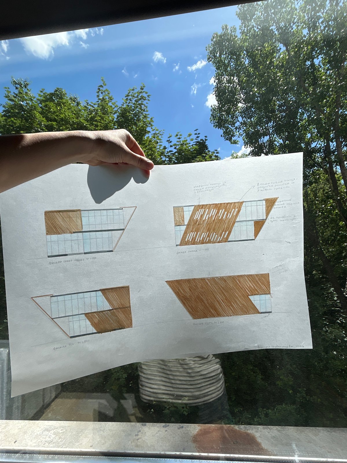 Architect documents design process through Sofia streets and workspace