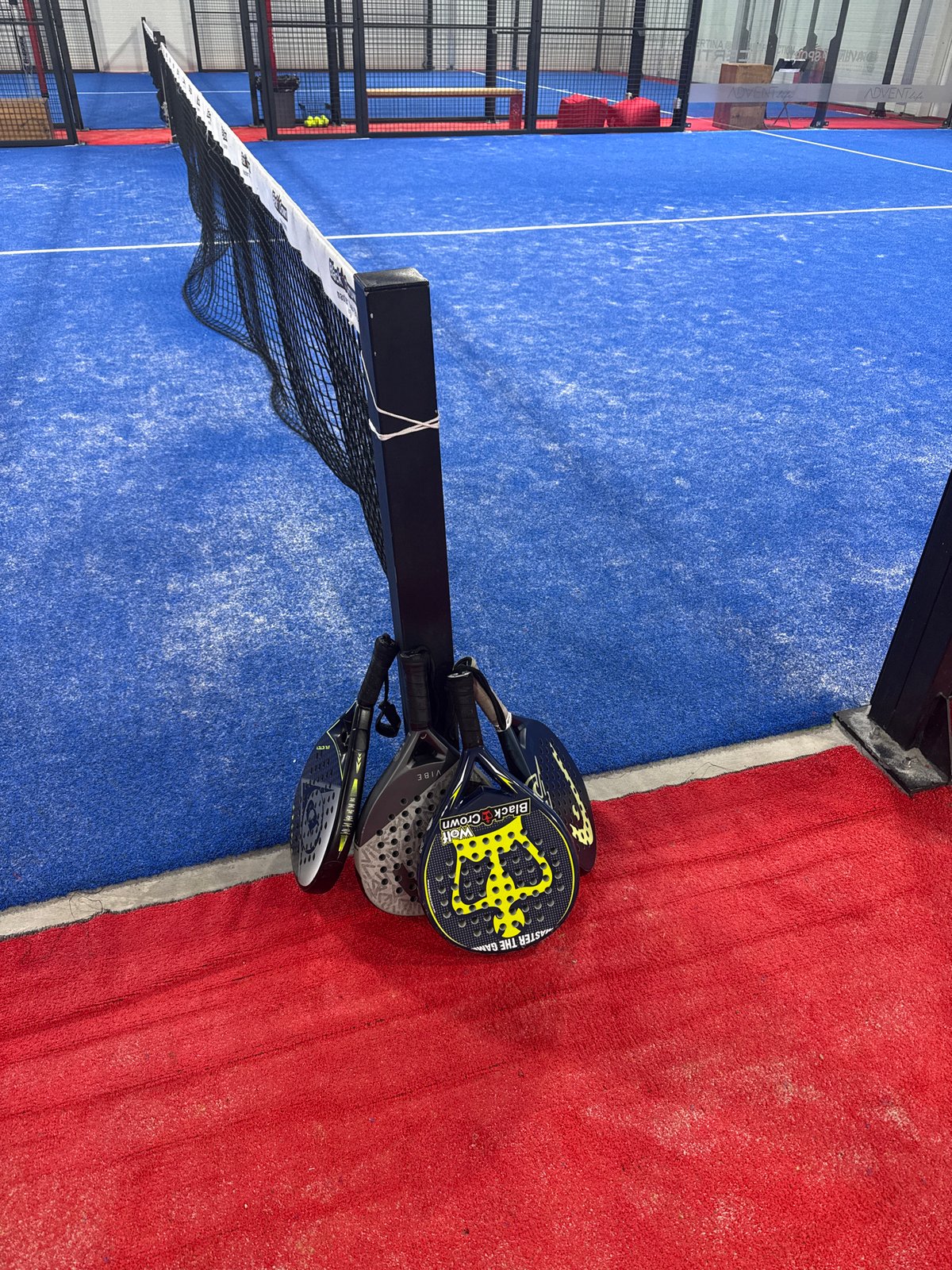 Indoor padel court observed in Sofia, Bulgaria