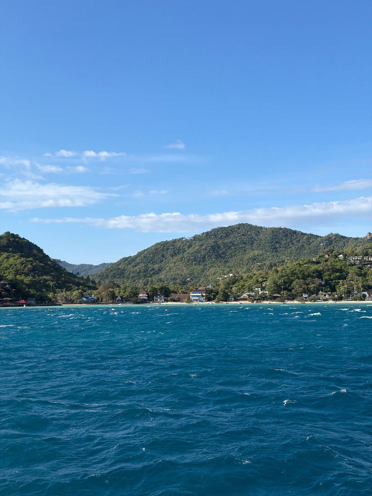 Coastal landscape observed in Ko Tao Subdistrict, Thailand