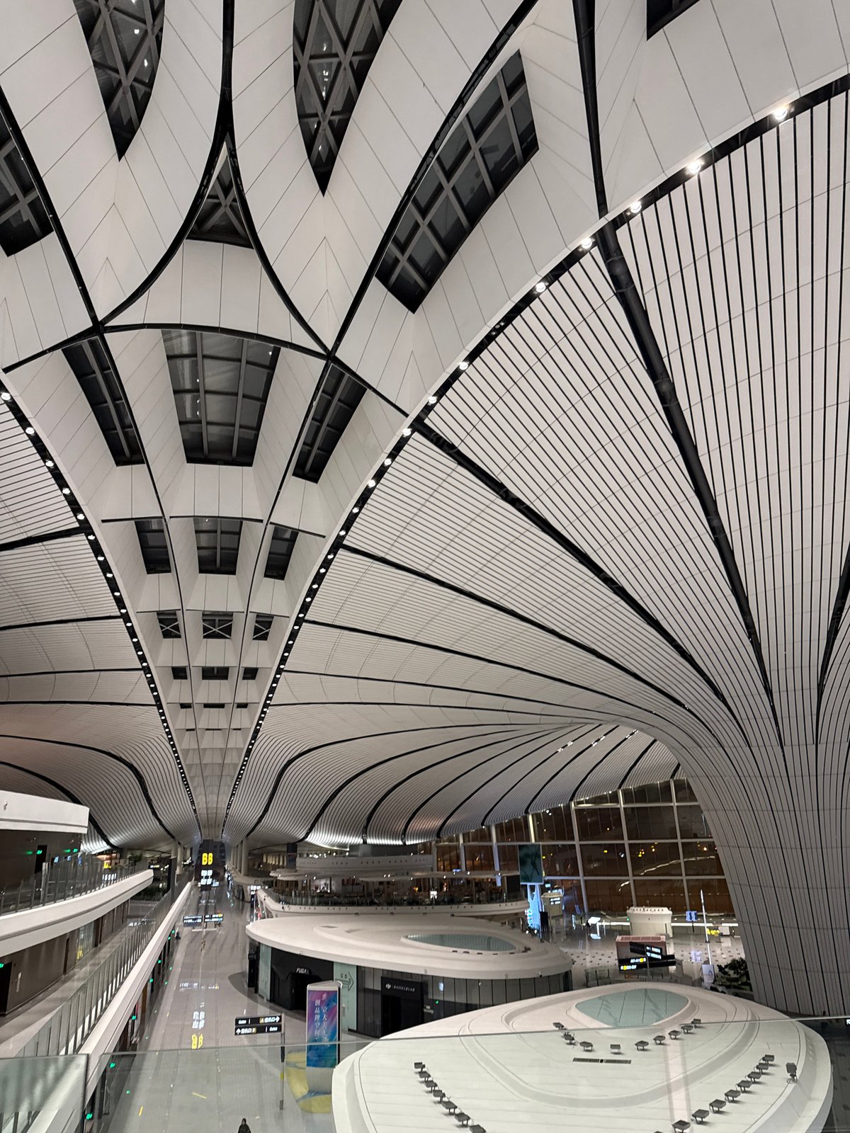 Beijing Daxing Airport's striking architecture documented by witnesses