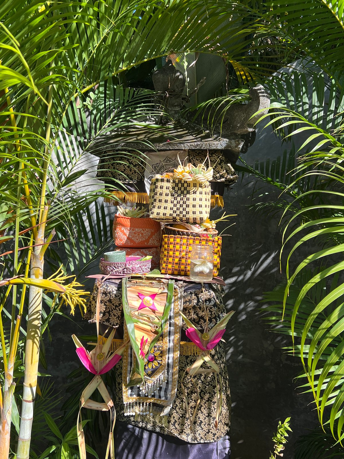 Coffee, desserts, and Mount Agung views in Abang, Bali