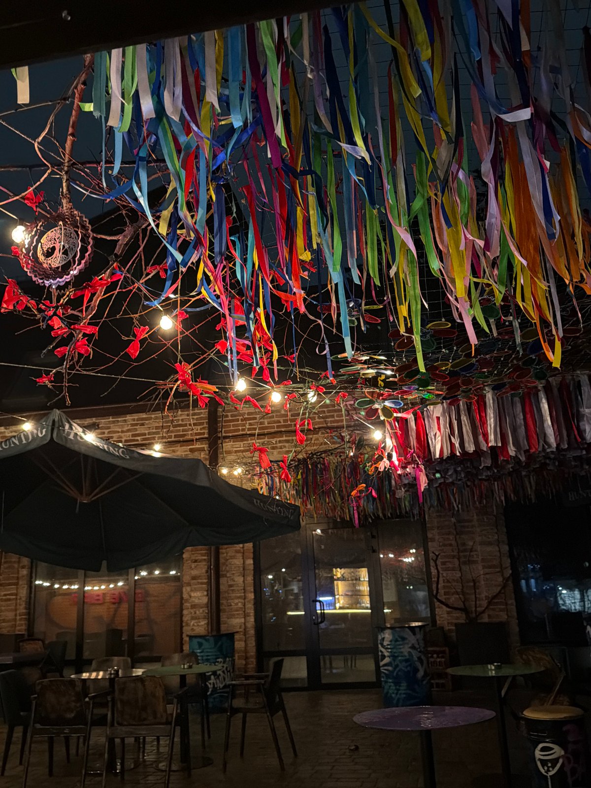 Evening social gathering documented at decorated Rostov-on-Don establishment