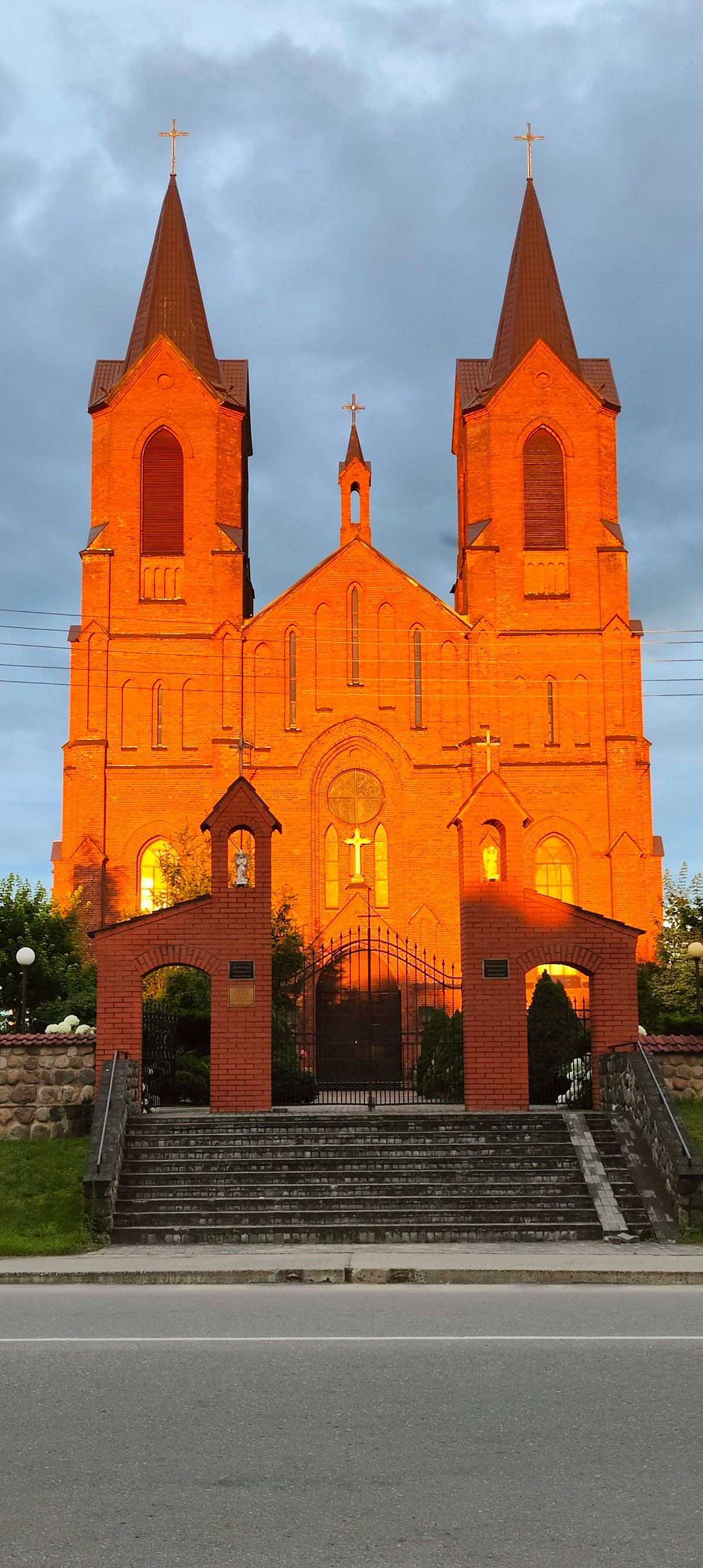 Historic church towers documented in northern Belarus town