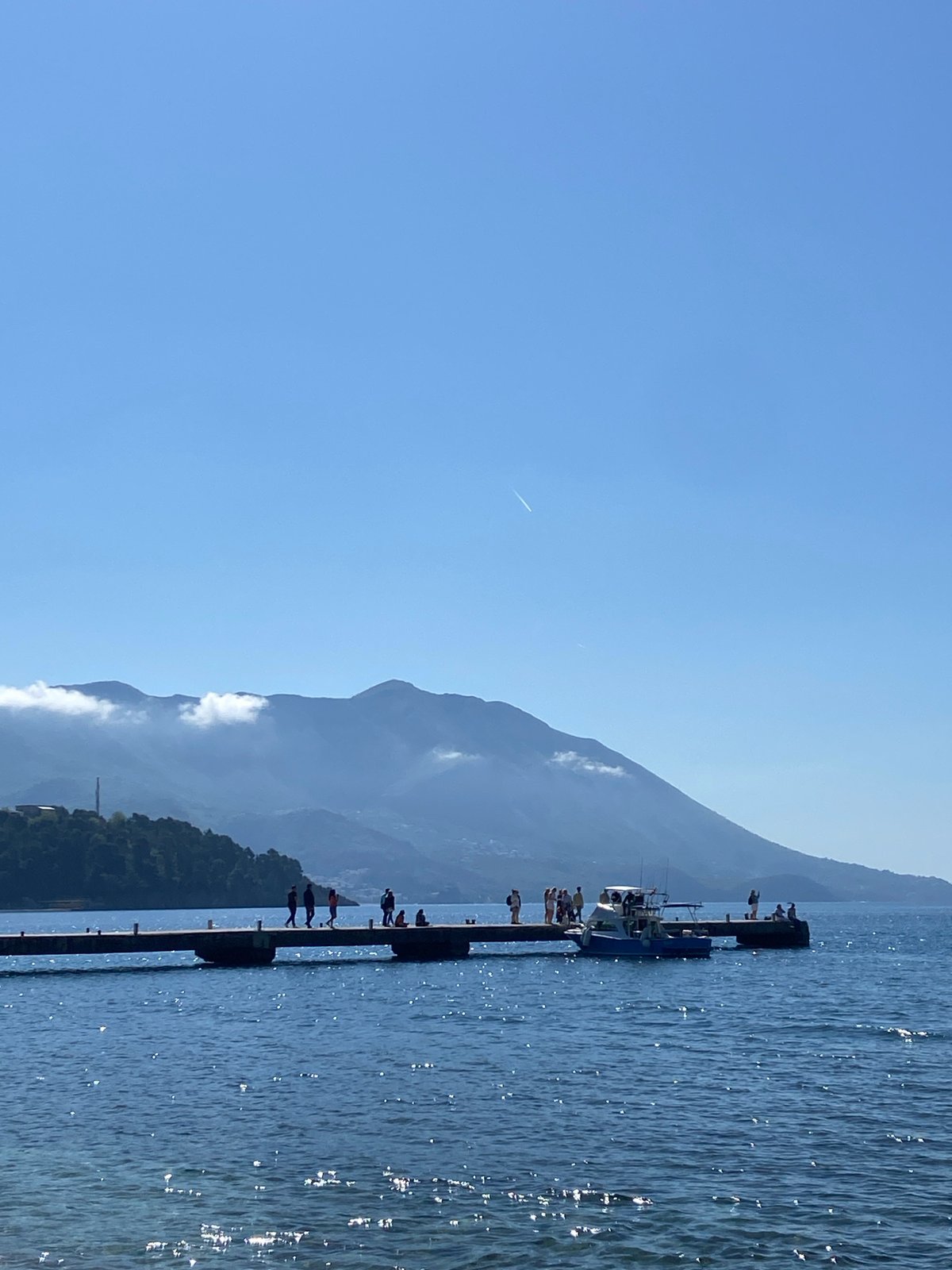 Morning waterfront activity observed in Budva, Montenegro