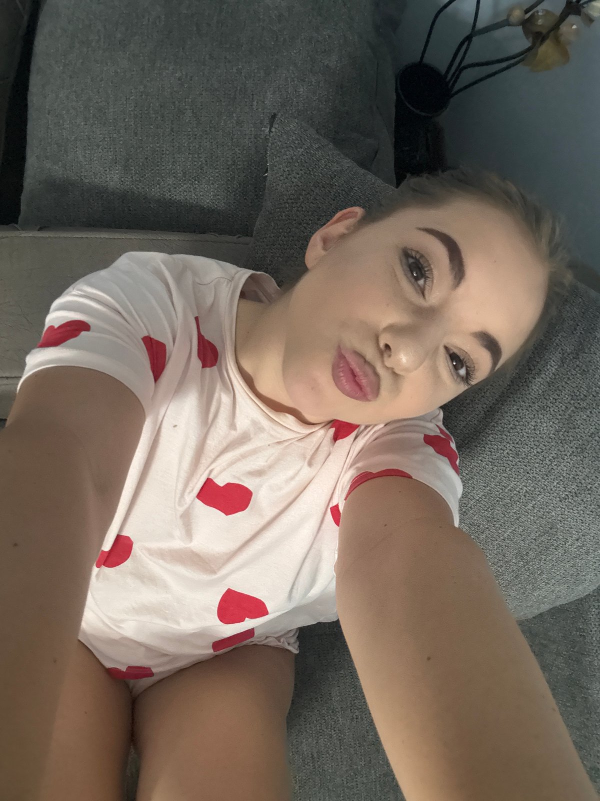 Woman Documents Selfie Session in Sofia Indoor Setting