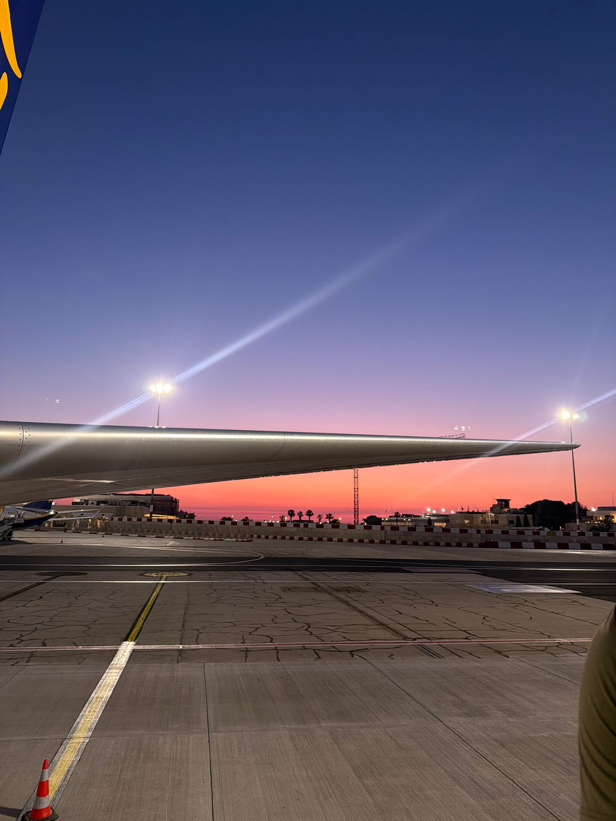 Ryanair flight operations captured at Malta International Airport