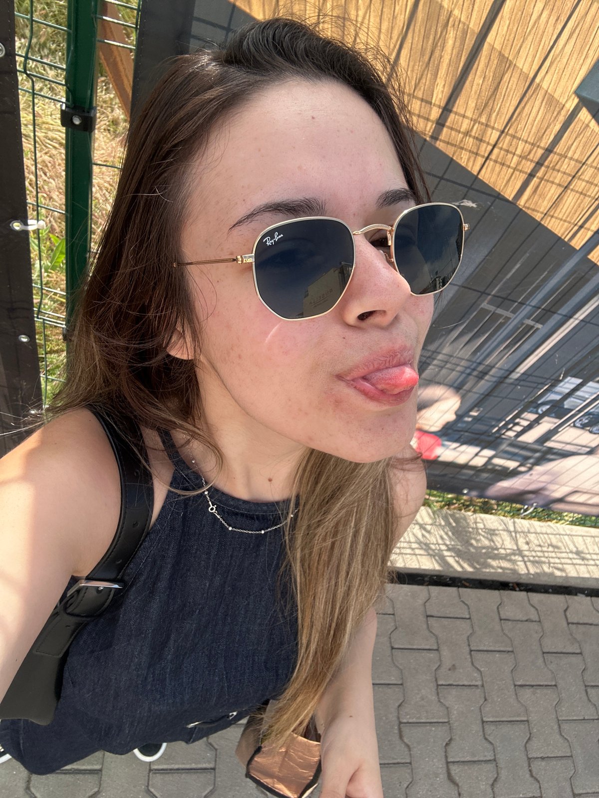 Woman Takes Multiple Selfies During Early Morning in Sofia
