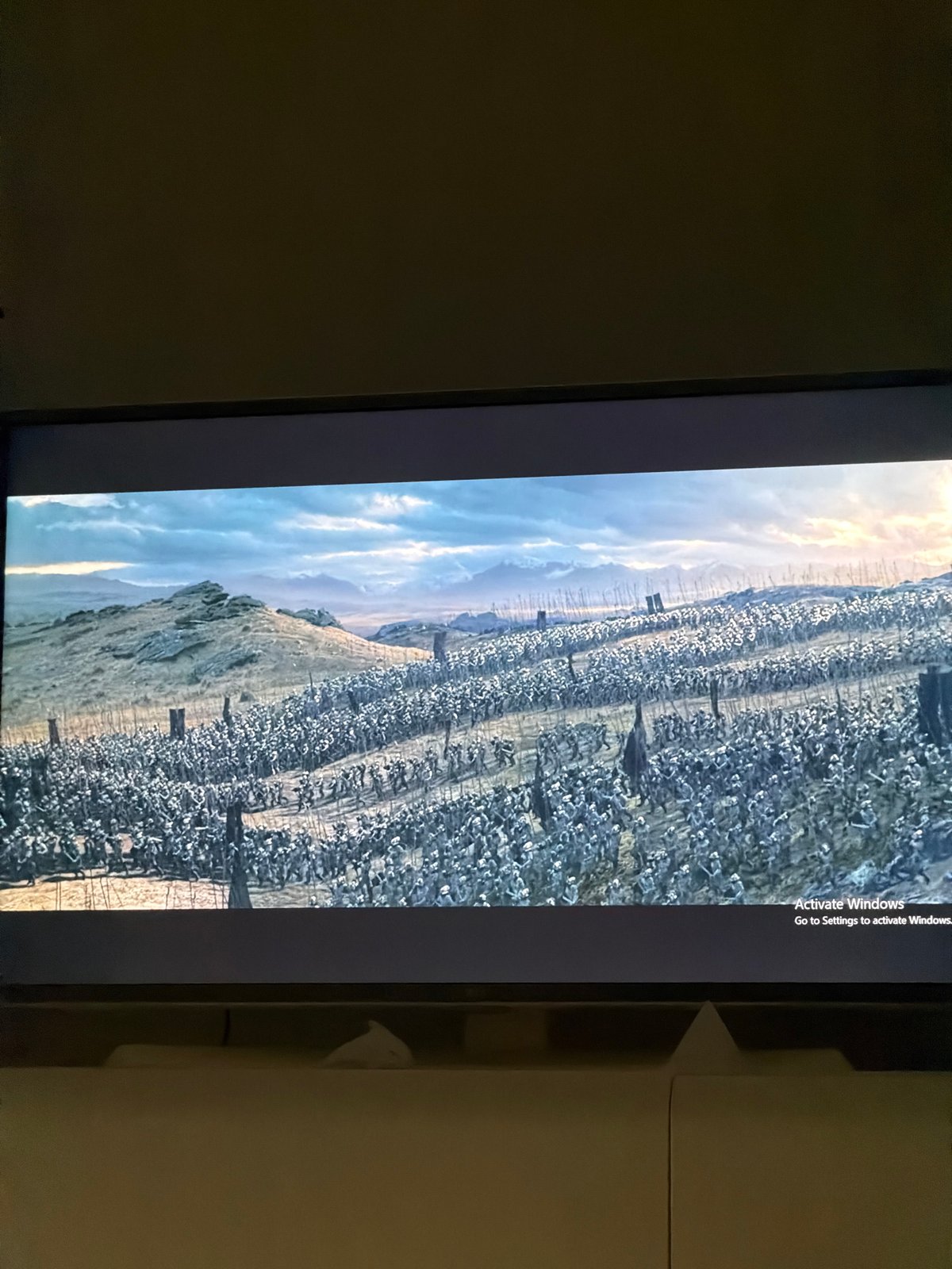 Digital landscape scene displayed on screen in Plovdiv