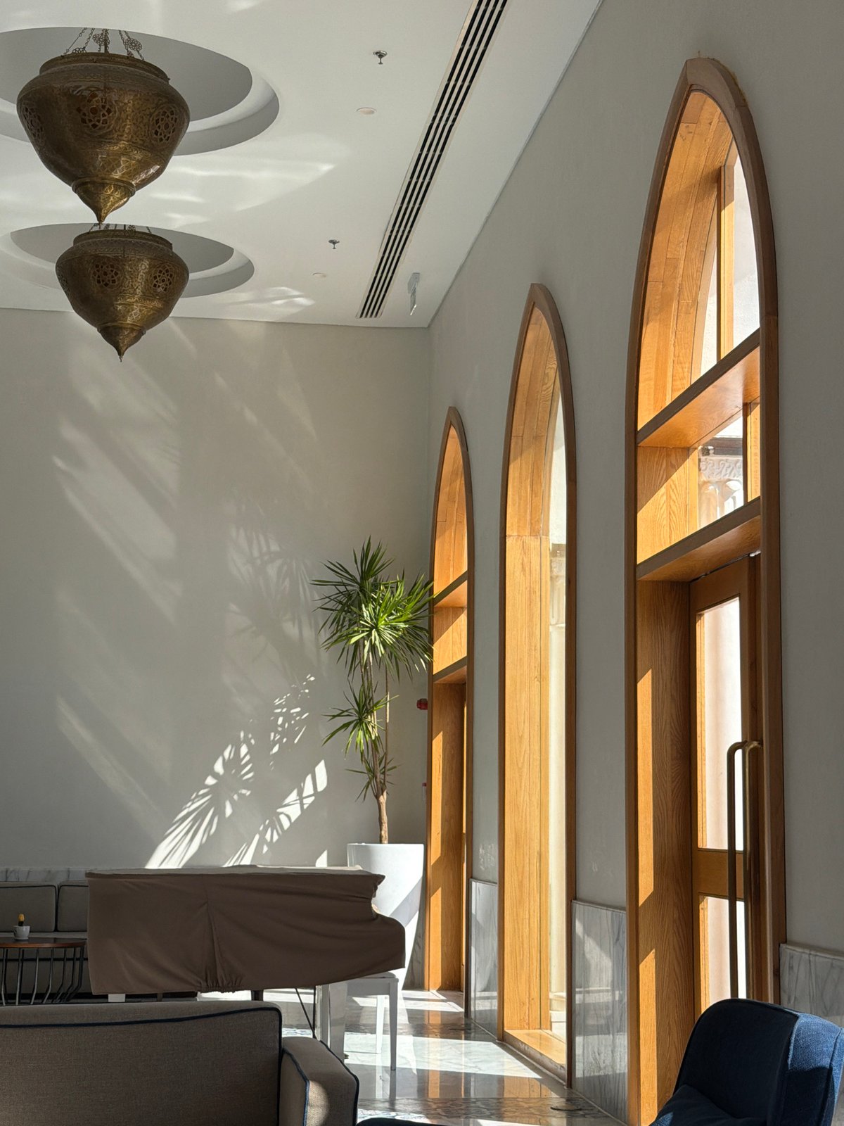 Modern building interior and coastal scenery documented in Sharm El Sheikh