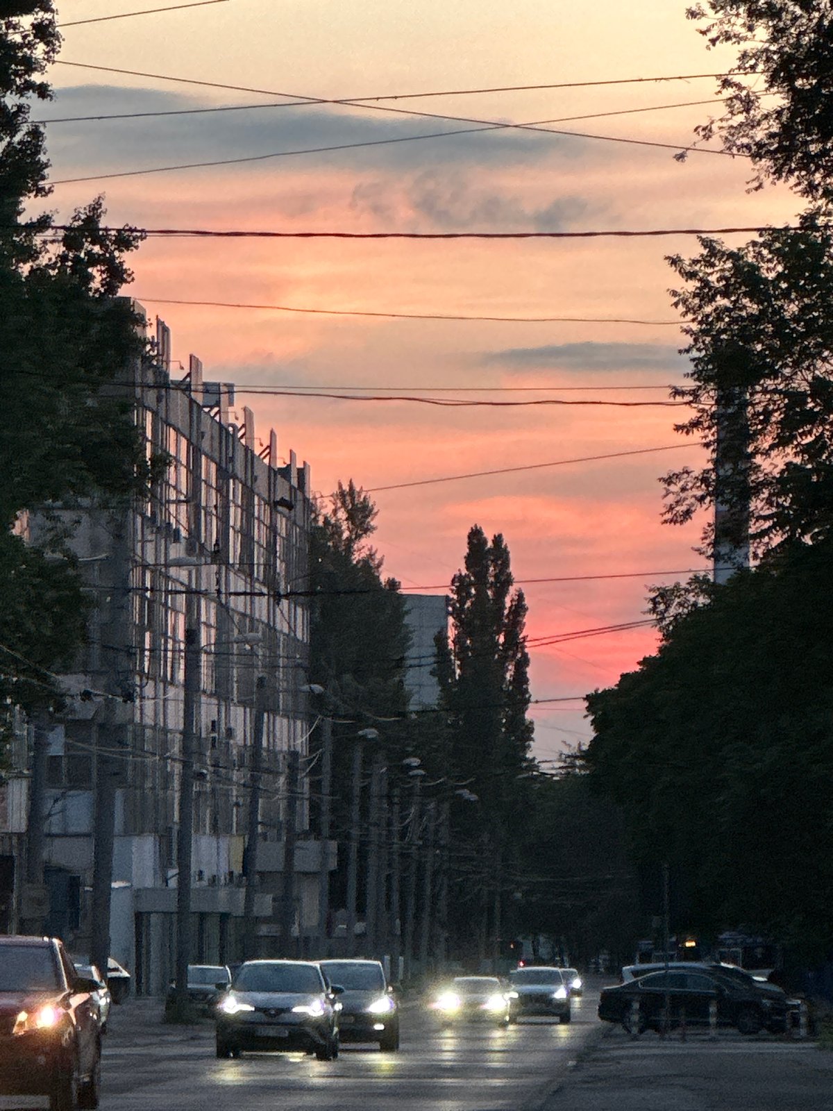 Evening architecture documentation in Chișinău, Moldova