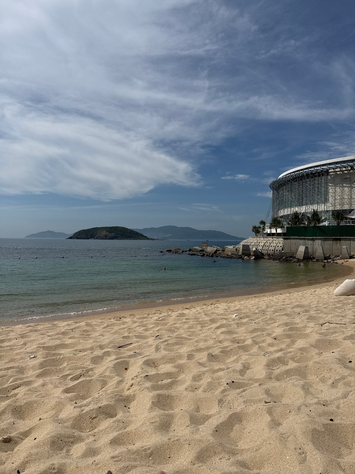 Beach day and boardwalk exploration at Nha Trang's VinWonders strip