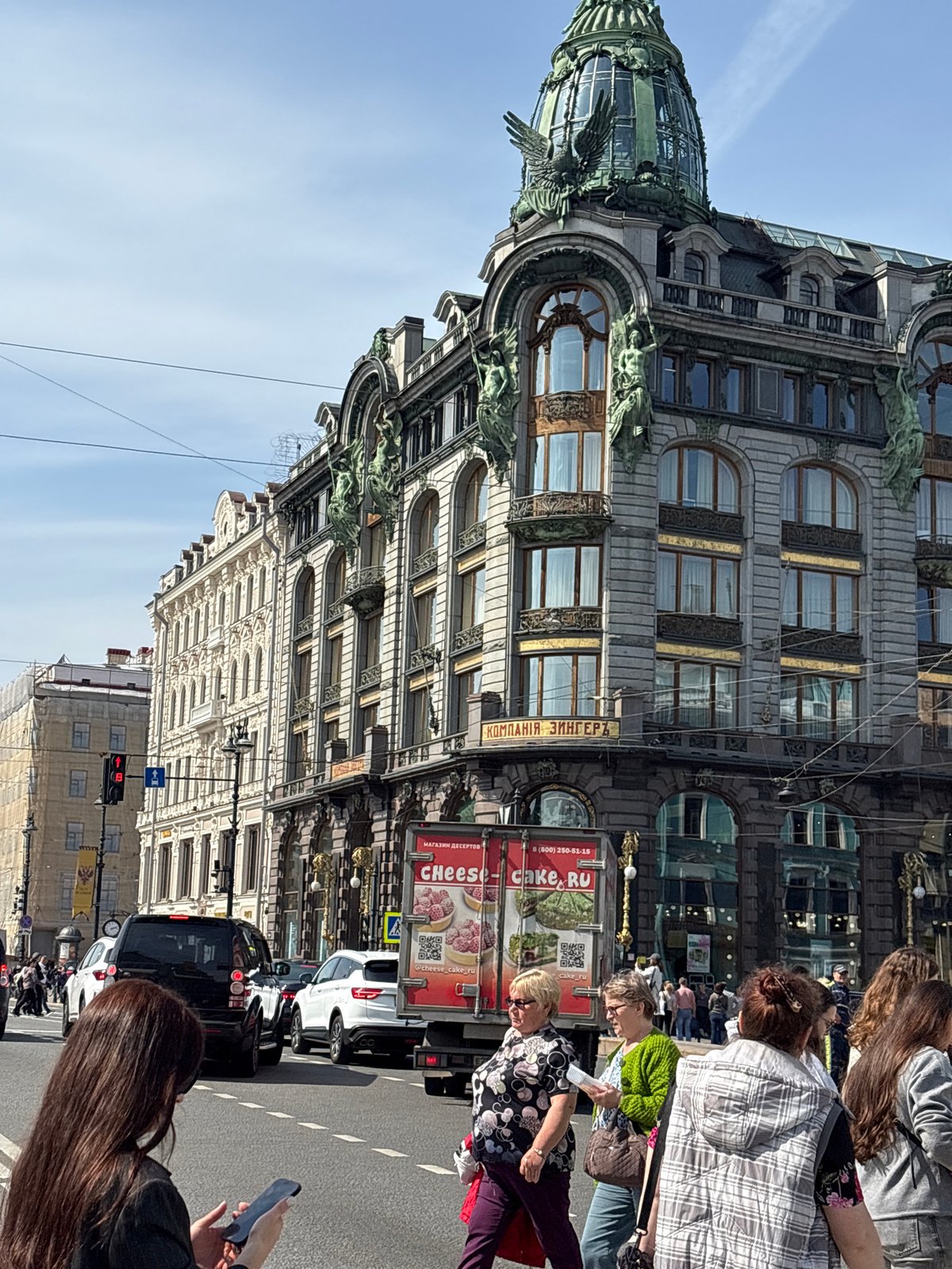 Morning architectural tour documented across historic Saint Petersburg landmarks