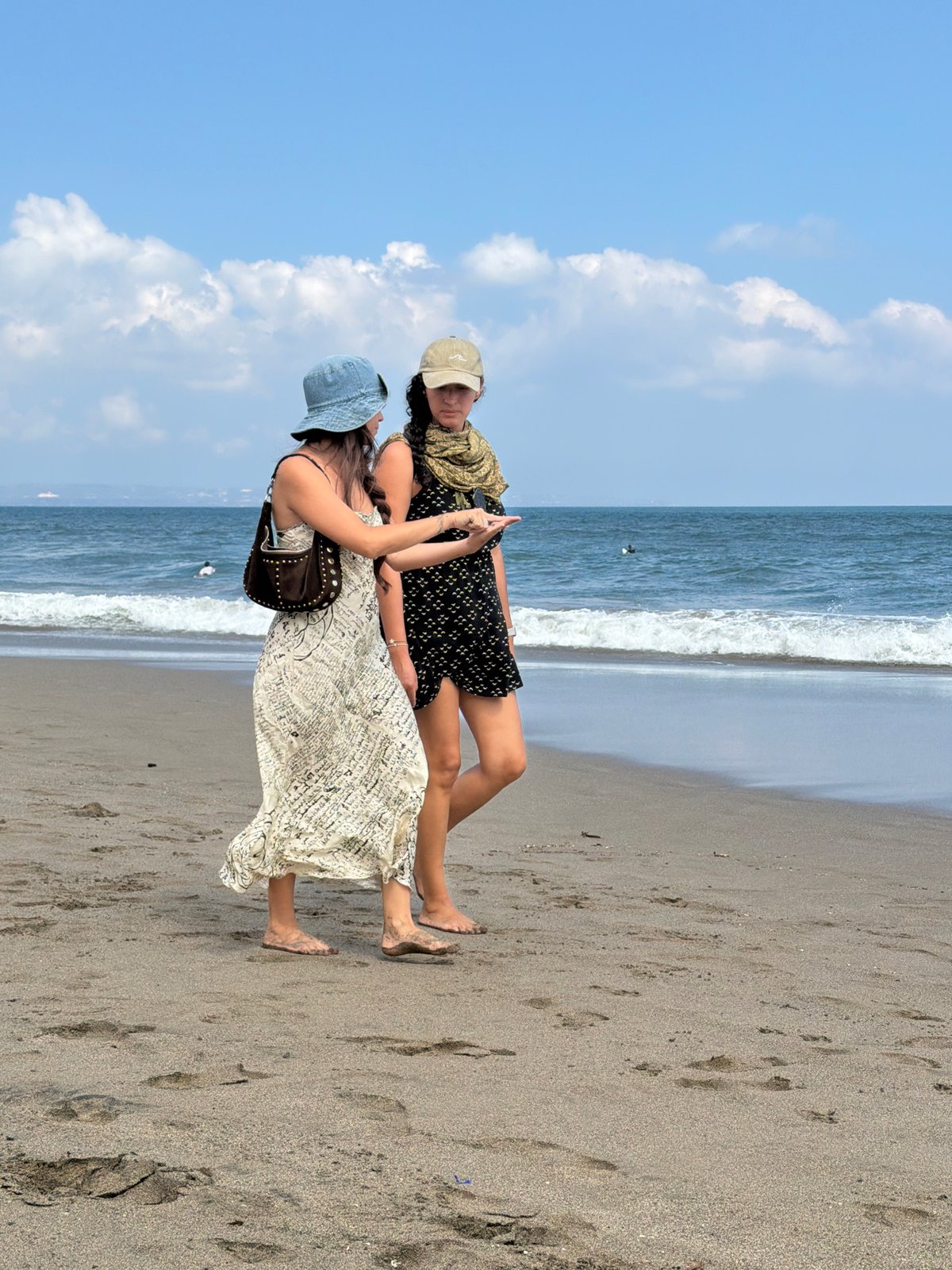 A relaxed morning on the beach in North Kuta, Bali