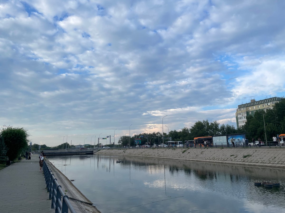 Afternoon out at Aktobe's Keruen City mall and canal