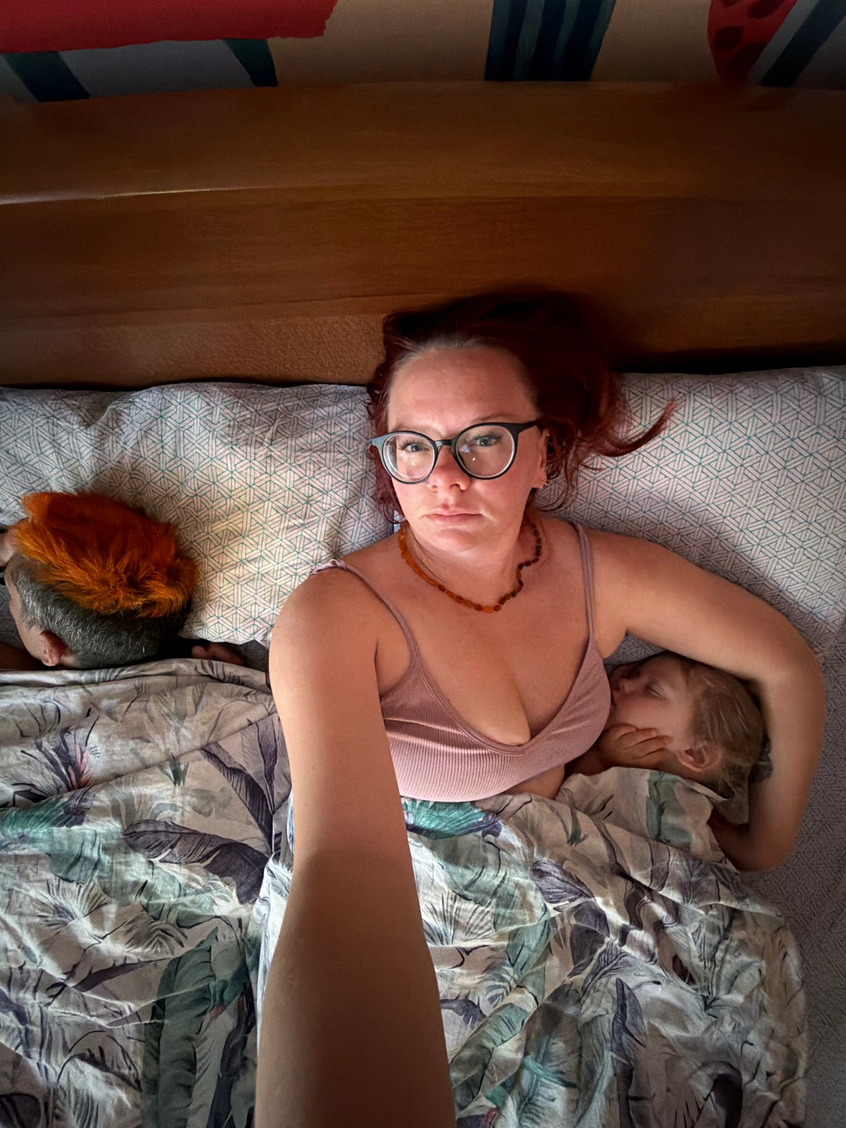 Peaceful bedtime scene captured in Chaikovsky home