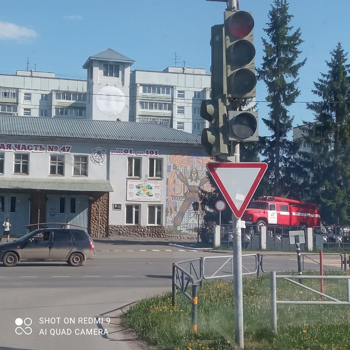 Spring day life captured across Chaikovsky, Russia