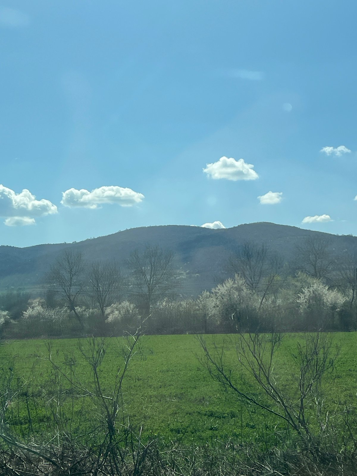Spring landscape photographed near Peshtera, Bulgaria