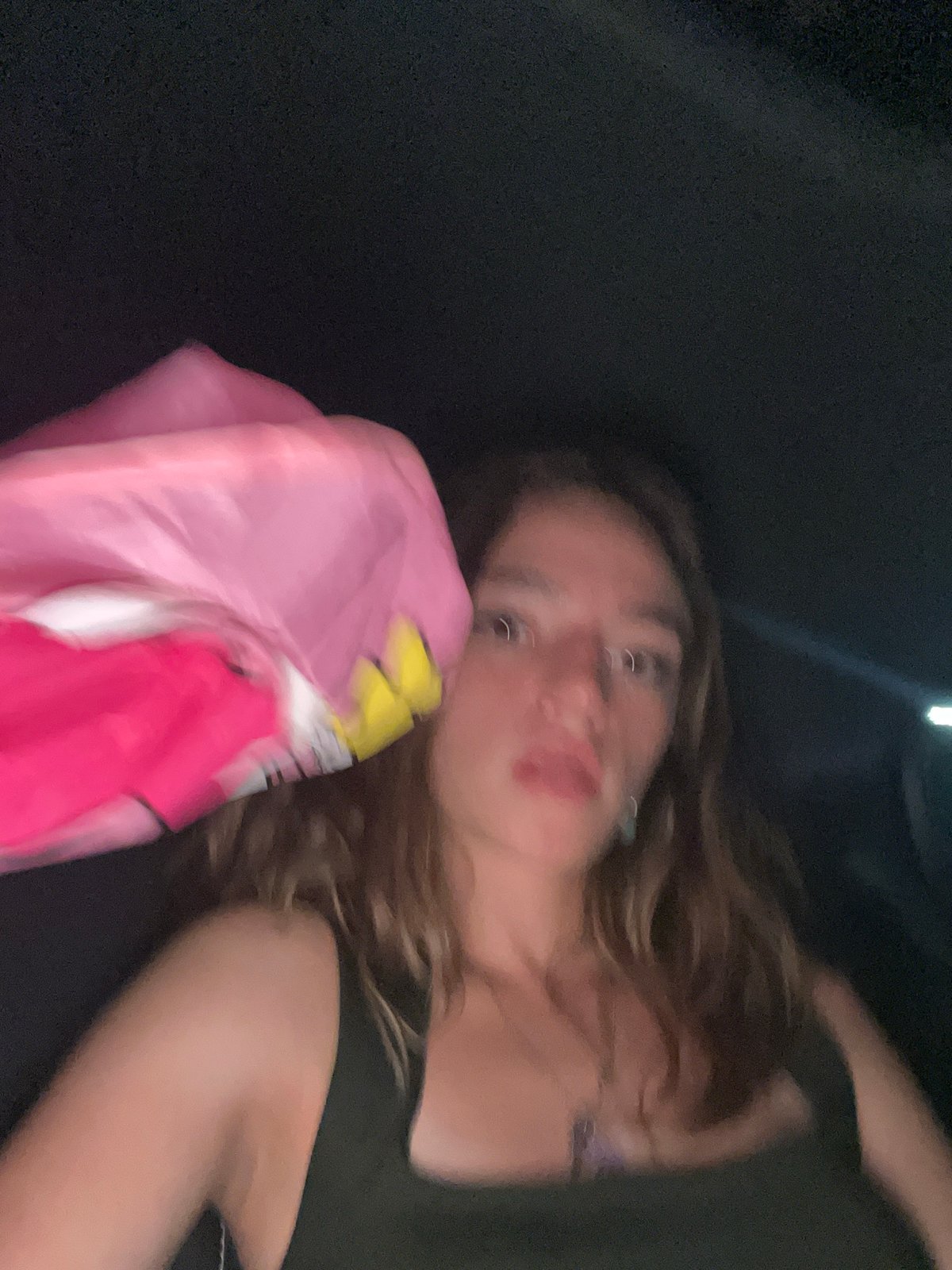 Woman observed resting in vehicle in Tlaxcalancingo, Mexico