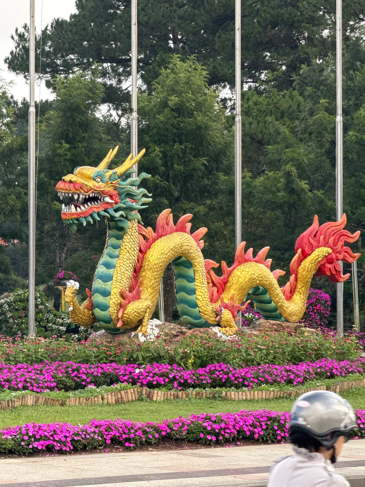 Walking tour through central Đà Lạt's sculptured parks and streets