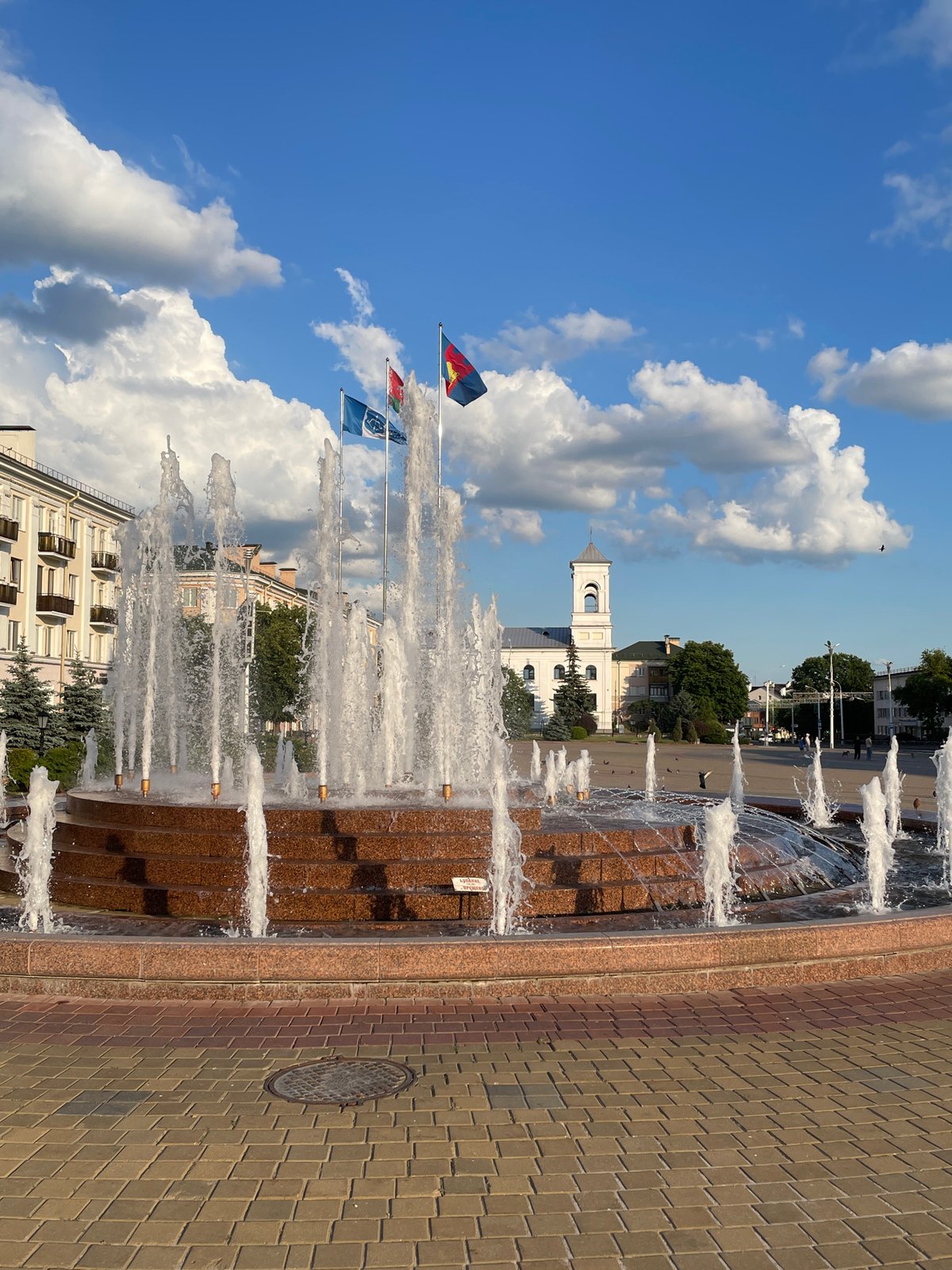Tourist documents central Brest landmarks and public spaces