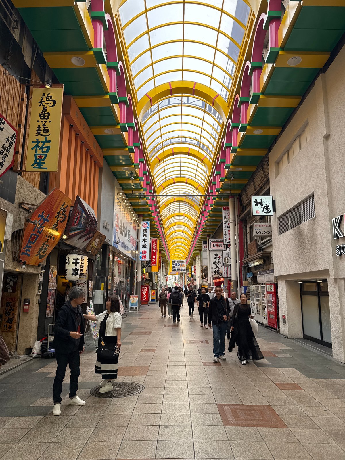 Morning street documentation captures everyday Osaka urban scenes