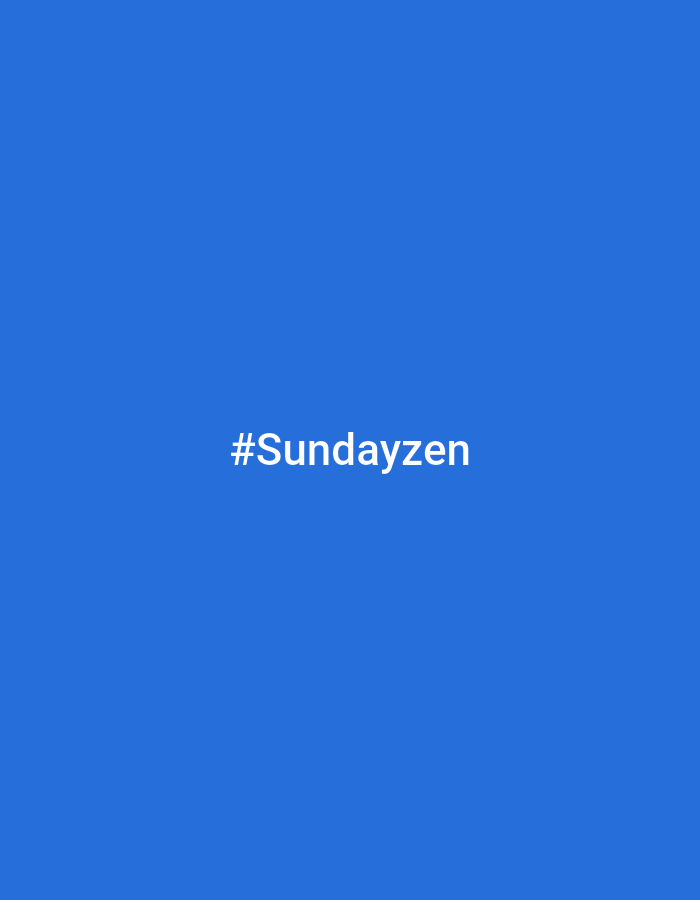 Sunday zen hashtag and bar stool documented