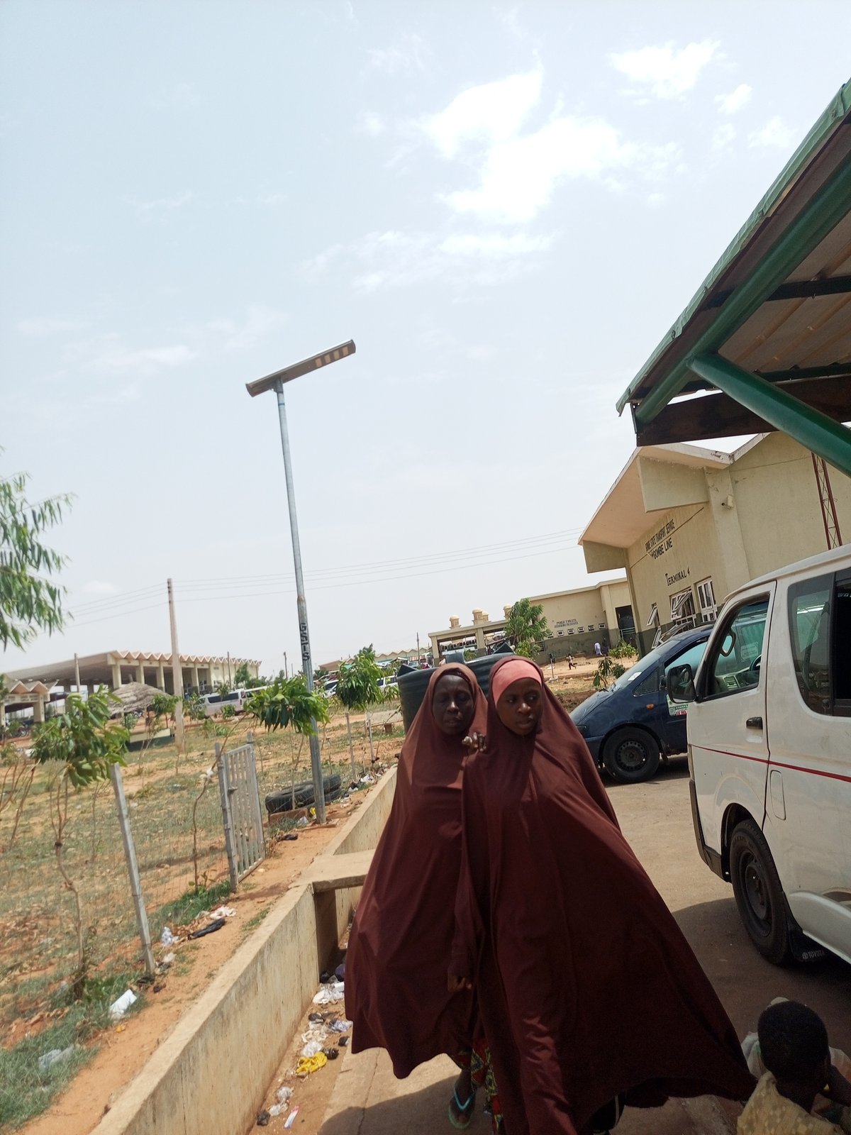 Morning rush hour activity at Gombe transport terminal