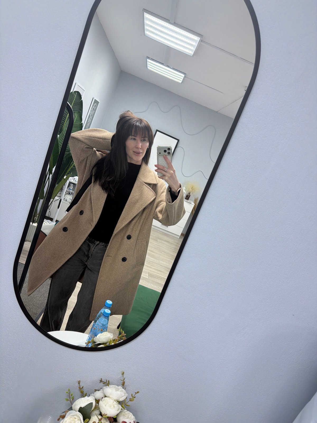 Woman documents morning walk through Perm with selfies, street scenes