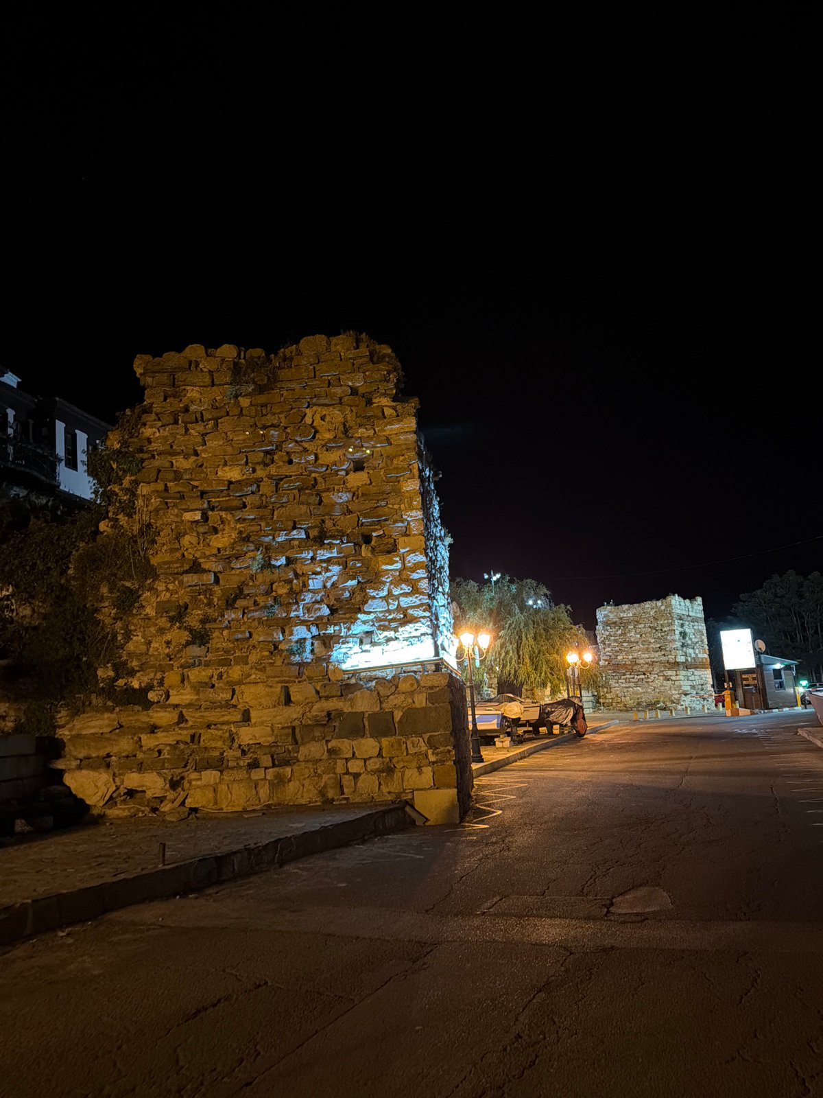 Evening scenes documented at historic Nesebar port, Bulgaria