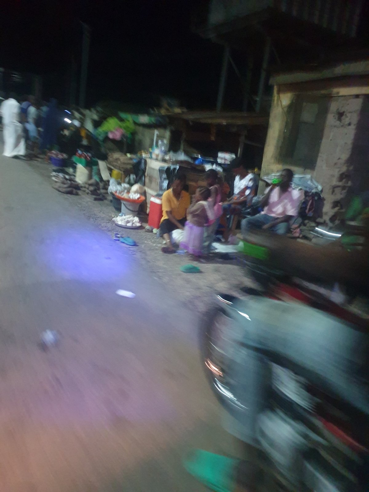 Evening street markets active in Nigerian communities