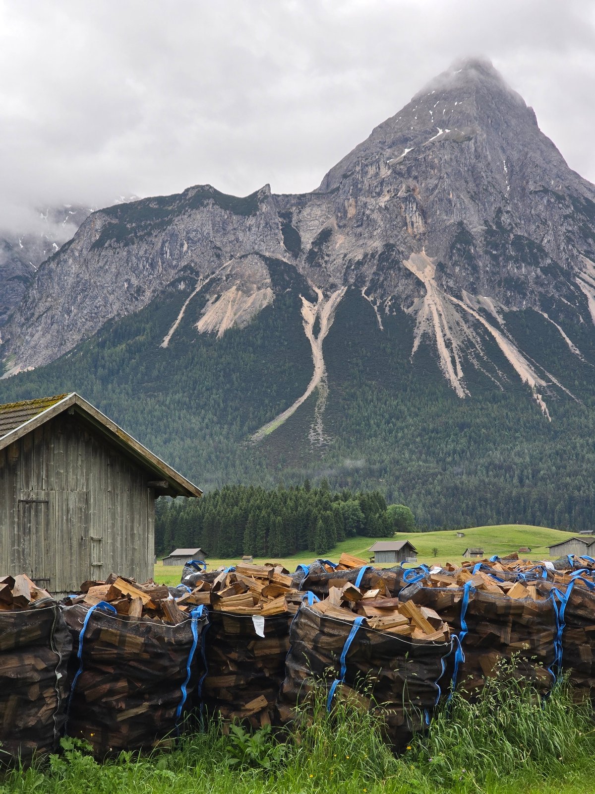 Alpine village life documented in Lermoos Austria