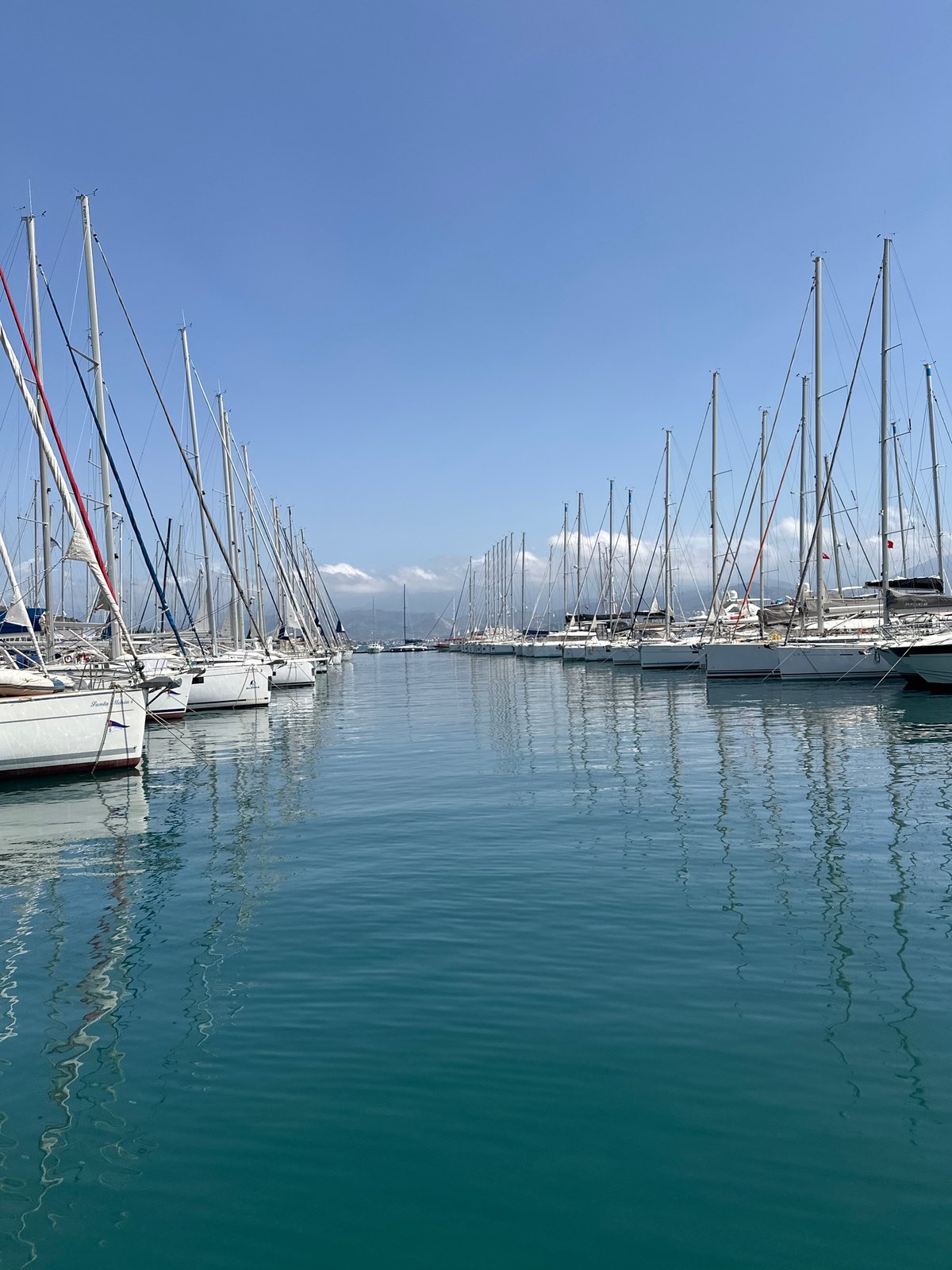 Calm morning at Fethiye marina captured by witnesses