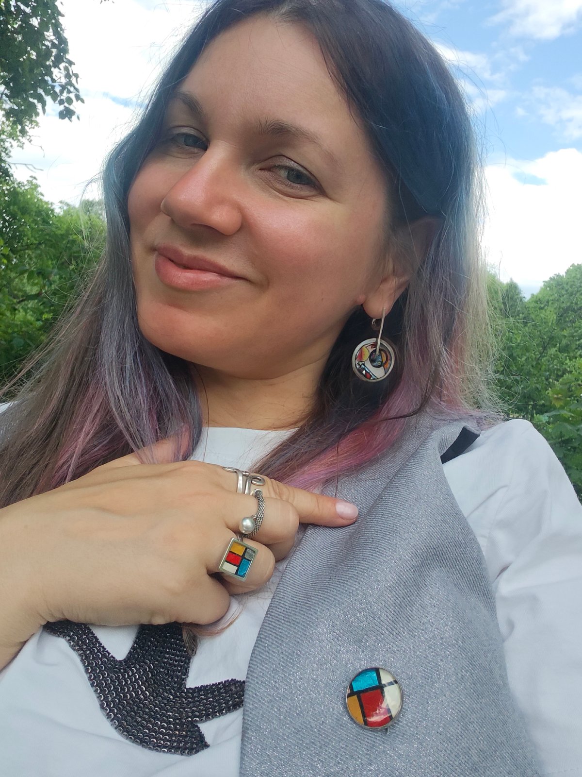 Woman tours historic religious sites in Selivanovo, Russia