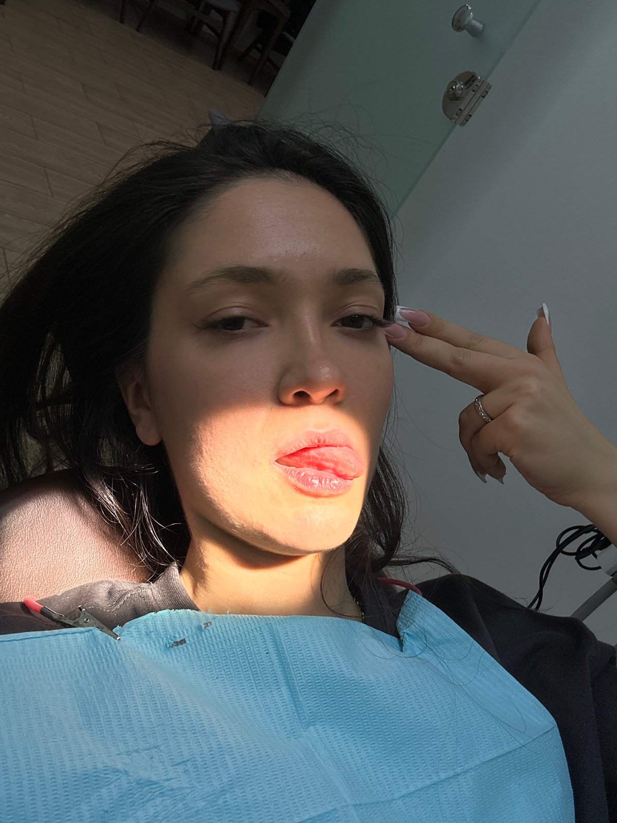 Woman receives dental treatment at Yerevan clinic