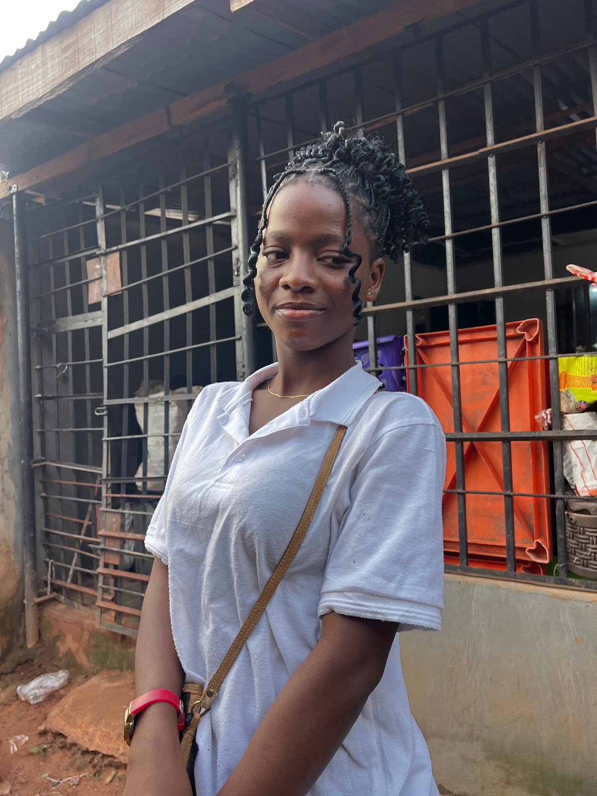 Afternoon street life in Nkpor, Nigeria