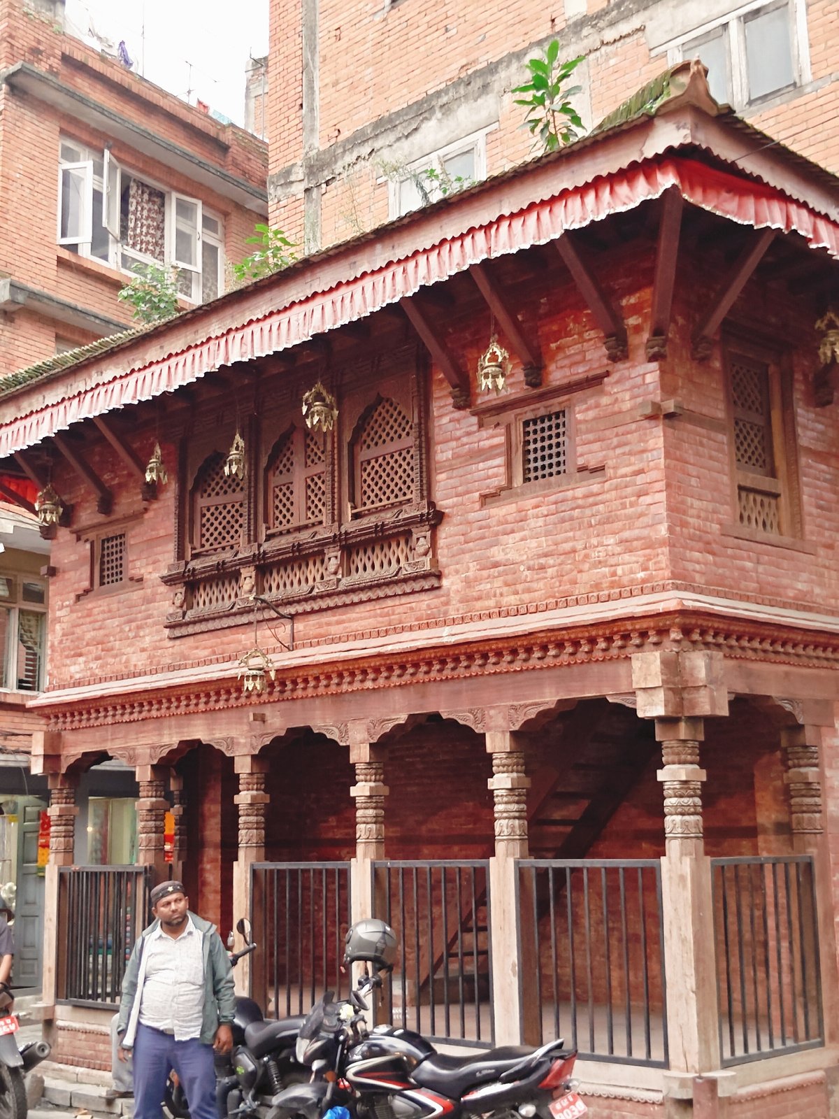 Street life and sacred spaces in central Kathmandu