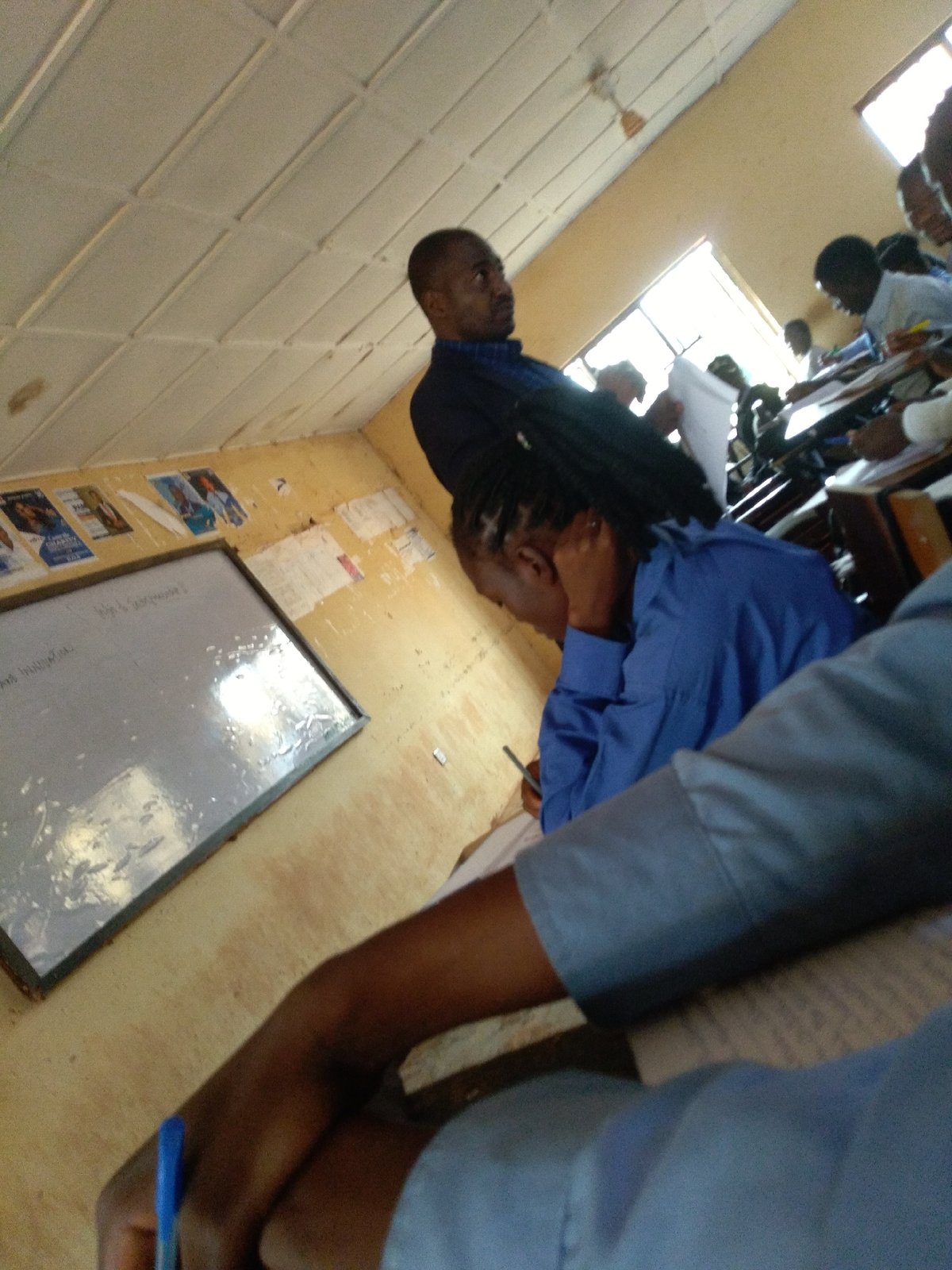 Morning classroom session and street life documented in Jos, Nigeria