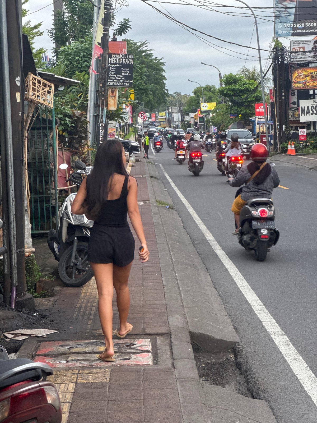 Everyday moments captured across Kuta Selatan's commercial areas