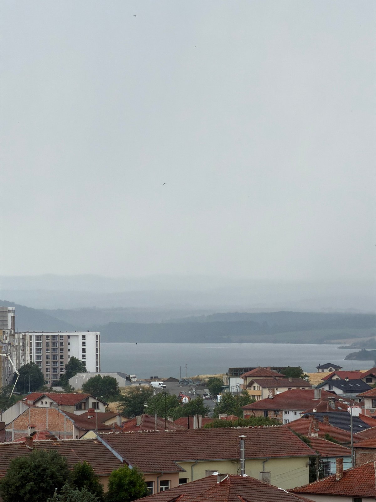 Rainy morning in Burgas, street scenes and personal snapshots