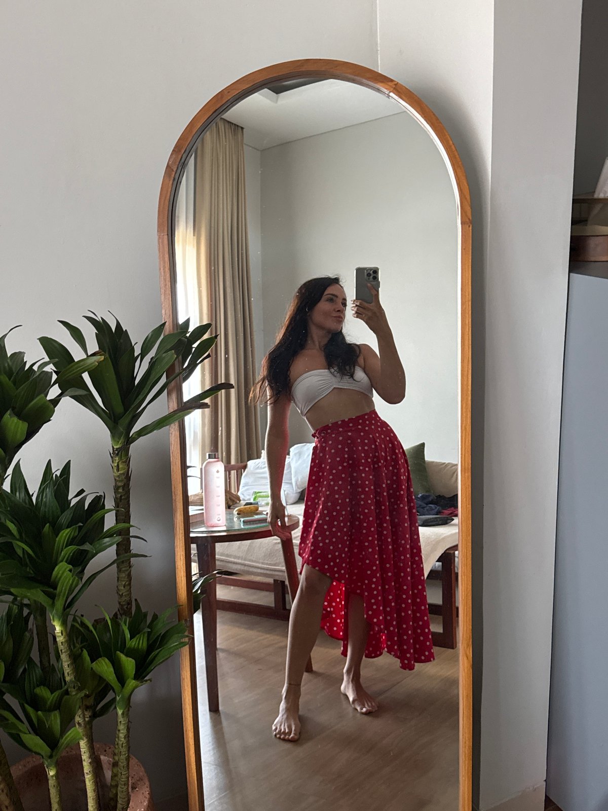 Outfit checks and selfies from a North Kuta stay