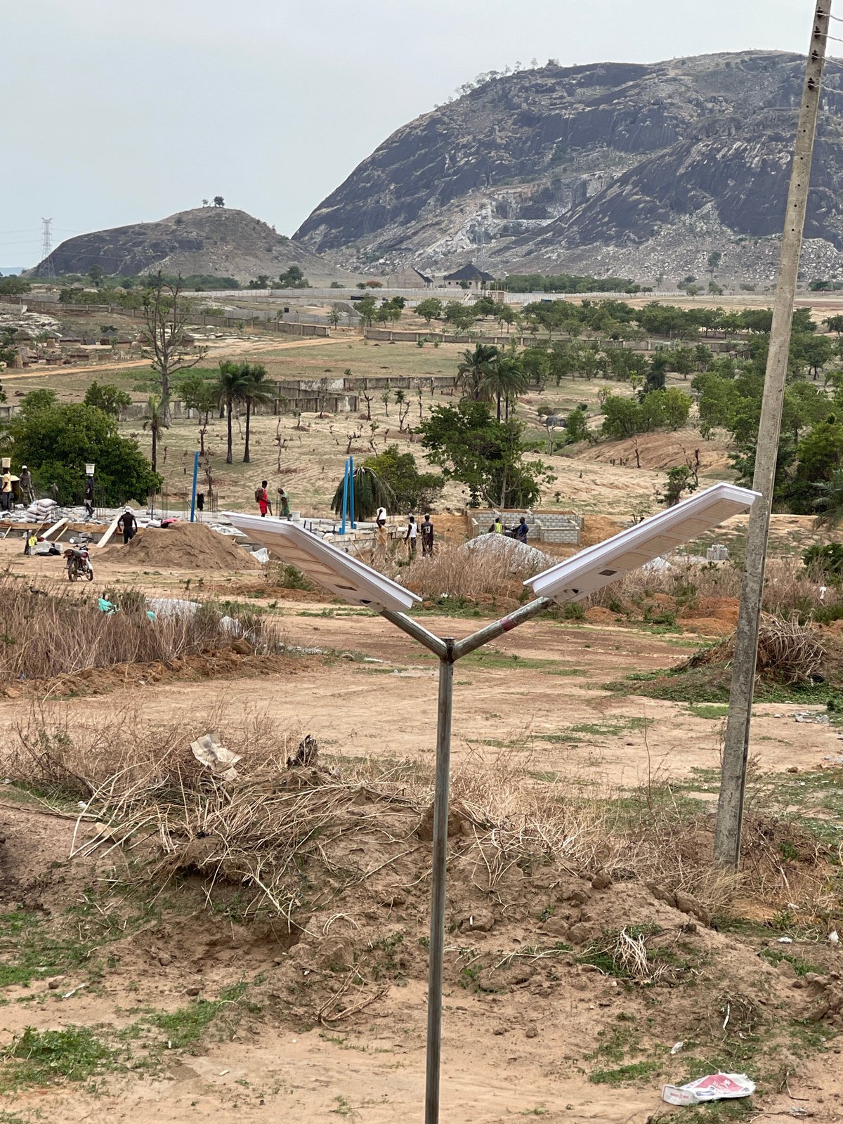 Construction activity documented in rural Angwan Sayawa, Nigeria