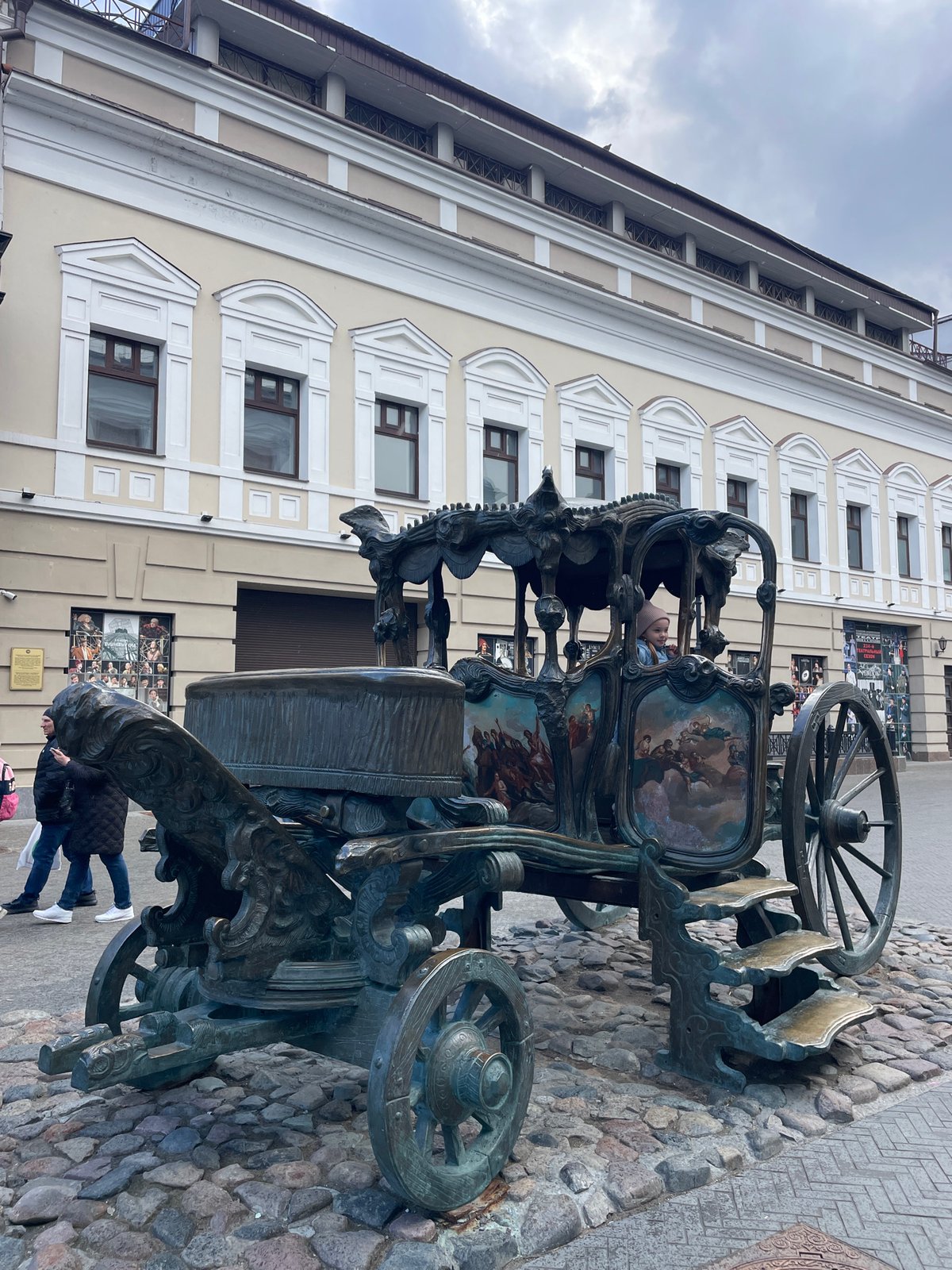 Pedestrian street life documented on Bauman Street, Kazan