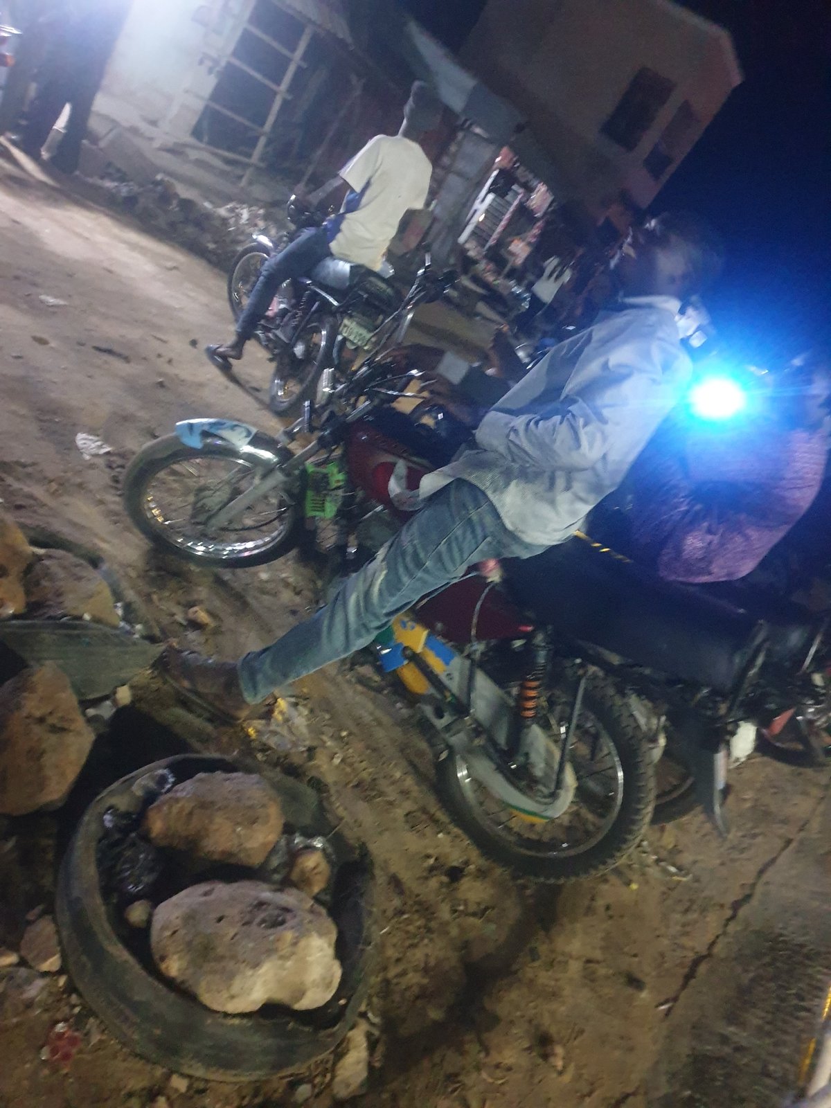 Evening street life documented in Zango-ndaji, Nigeria