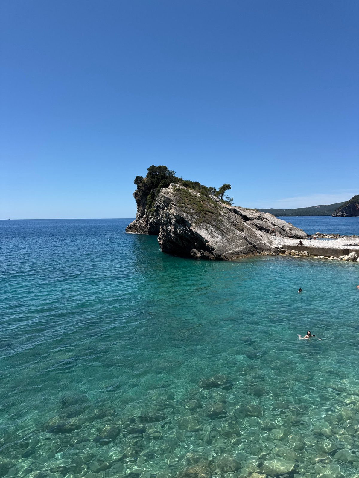 Witness documents pristine Budva coastline over 10 minutes